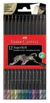 Lápis De Cor Super Soft 12 Cores Metálicas Faber Castell