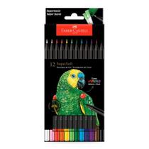 Lápis de cor Supersoft 12 cores 210710 - Faber-Castell Lápis de cor Supersoft 12 cores 210710 - Faber-Castell