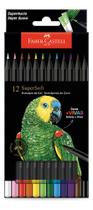 Lápis De Cor Supersoft 12 Cores Macio Desenho Faber-castell
