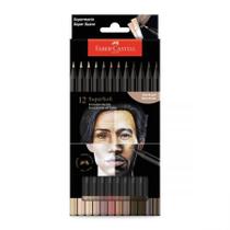 Lápis de cor SuperSoft 12 cores tons de pele 210713 - Faber-Castell Lápis de cor SuperSoft 12 cores tons de pele 210713 - Faber-Castell