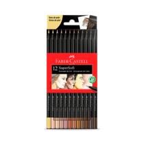 Lápis De Cor Supersoft 12 Cores Tons De Pele FABER-CASTELL Lápis De Cor Supersoft 12 Cores Tons De Pele FABER-CASTELL