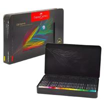 Lapis De Cor Supersoft 120 Cores Estojo Lata Faber Castell Lapis De Cor Supersoft 120 Cores Estojo Lata Faber Castell