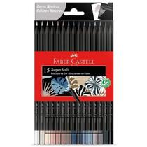 Lápis De Cor Supersoft 15 Cores Neutras Faber Castell