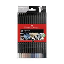 Lapis De Cor Supersoft 15 Cores Neutras Faber Castell