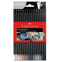 Lapis De Cor Supersoft 15 Cores Neutras Faber Castell Lapis De Cor Supersoft 15 Cores Neutras Faber Castell