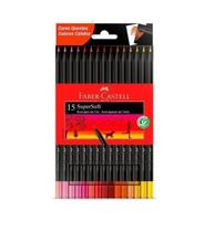 Lápis De Cor SuperSoft 15 Cores Quentes Faber-Castell Lápis De Cor SuperSoft 15 Cores Quentes Faber-Castell