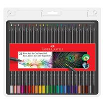 Lápis de cor SuperSoft 24 cores 120724SOFT - Faber-Castell