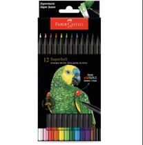 Lápis De Cor Supersoft c/ 12 Cores +Vivas Faber Castell