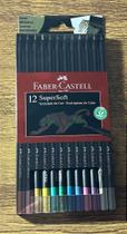 Lápis de Cor SuperSoft Faber-Castell 12 Cores Metálicas - EcoLápis Lápis de Cor SuperSoft Faber-Castell 12 Cores Metálicas - EcoLápis