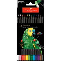 Lápis De Cor SuperSoft Faber Castell 12 Cores Profissional Lápis De Cor SuperSoft Faber Castell 12 Cores Profissional