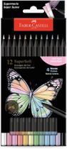 Lápis de Cor SuperSoft - Pastel - 12 Cores - Faber Castell Lápis de Cor SuperSoft - Pastel - 12 Cores - Faber Castell