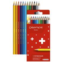 Lápis de Cor Swisscolor Caran D'Ache 12 Cores Lápis de Cor Swisscolor Caran D'Ache 12 Cores