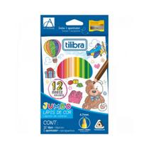 Lápis de Cor Tilibra Jumbo Triangular 4.7mm 12 Cores