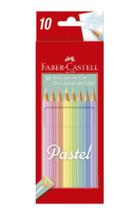 Lápis de Cor Tom Pastel 10 Cores Faber-Castell