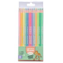 Lapís De Cor Tom Pastel 12 Cores Leonora Lapís De Cor Tom Pastel 12 Cores Leonora