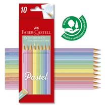 Lápis de cor Tons Pastel Faber-Castell com 10 cores Lápis de cor Tons Pastel Faber-Castell com 10 cores