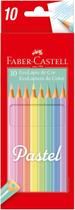 Lápis De Cor Triangular 10 Cores Pastel - Faber Castell