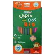 Lápis de Cor Triangular Big 12 Cores 1 Apontador Leonora Lápis de Cor Triangular Big 12 Cores 1 Apontador Leonora