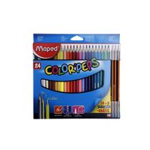 Lápis De Cor Triangular Color Peps 24 Cores + 3 Lápis Pr