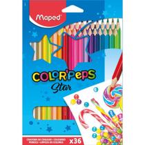Lápis de COR Triangular Color PEPS 36 Cores