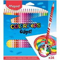 Lápis de COR Triangular Color PEPS Apagável 24CORES PCT com 03