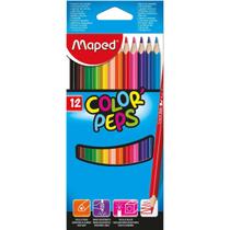 Lápis De Cor Triangular Color Peps Classico 12 Cores Maped