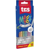Lapis de COR Triangular Mega SOFT Color 10TONS Metalic - Summit