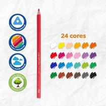 Lápis de COR Triangular Mega SOFT Color 24 Cores PCT.C/06