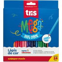 Lapis de COR Triangular Mega SOFT Color 24 Cores