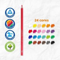 Lapis de COR Triangular Mega SOFT Color 24 Cores