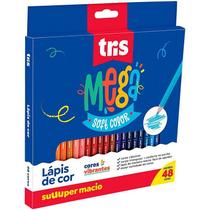 Lápis de COR Triangular Mega SOFT Color 48CORES