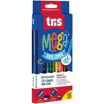 Lapis de COR Triangular Mega SOFT Color KIT C/12CORES - Summit