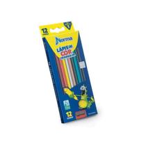 Lápis de cor triangular norma 12 cores