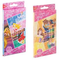 Lápis de cor tris 12 cores princesas disney Lápis de cor tris 12 cores princesas disney
