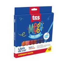 Lápis de Cor Tris Mega Soft Color 48 Cores Lápis de Cor Tris Mega Soft Color 48 Cores