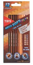 Lápis De Cor Tris Mega Soft Color Tons De Pele 12 Cores
