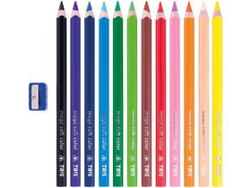 Lápis de Cor Tris Mega Soft Jumbo - 12 Cores Lápis de Cor Tris Mega Soft Jumbo - 12 Cores