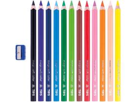 Lápis de Cor Tris Mega Soft Jumbo - 12 Cores Lápis de Cor Tris Mega Soft Jumbo - 12 Cores
