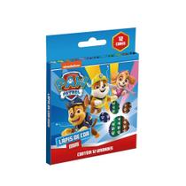 Lápis de Cor Tris Mini Patrulha Canina - 12 Cores - Conjunto