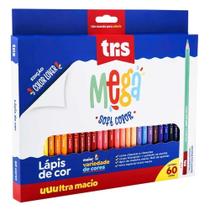 Lápis De Cor Tris Triangular Mega Soft Color Edição Color Love 60 Cores Ref: 614977