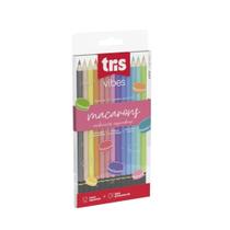 Lápis de Cor Tris Vibes Macaron 12 Cores