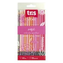 Lapis de Cor Tris Vibes Rose 12 cores Lapis de Cor Tris Vibes Rose 12 cores