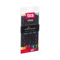 Lapis De Cor Tris Vibes Tons Noturna c/ 12 Cores - Tris