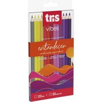 Lápis De Cor Vibes Com 12 Cores Entardecer 610818 Tris