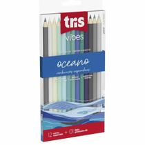 Lápis de Cor Vibes Oceano - Tris