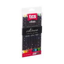 Lapis de Cor Vibes Tons Noturna 12 Cores - Tris