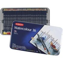 Lápis de Cor Watercolour 36 Cores Estojo Lata