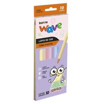 Lápis De Cor Wave Tom Pastel - 10 cores - Bazze