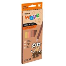 Lápis De Cor Wave Tons De Pele 10 Cores 904669