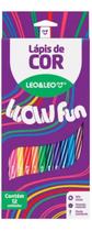 Lápis de cor wow 12 cores leonora